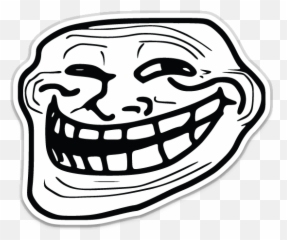 wearentnumberuno on Scratch - Troll Face Meme Transparent Emoji