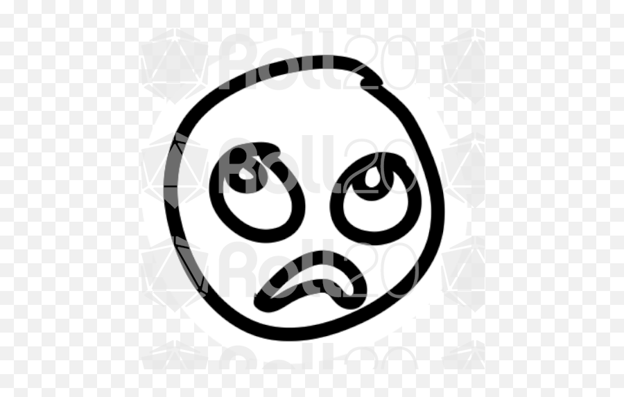 Stick Man Sketchy Status Icons Roll20 Marketplace Digital - Goblin Token Roll20 Emoji,Cross Eyed Emoticons