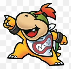 Bowser Jr Clipart - Bowser Jr Paper Mario Emoji,Bowser Emoji