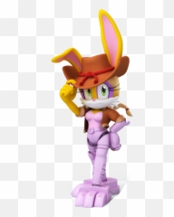 Sonic Bunny Cowgirl Sonicthehedgehog Sega Comics Freeto - Sonic Boom Antoine D Coolette Emoji,Cowgirl Emoji