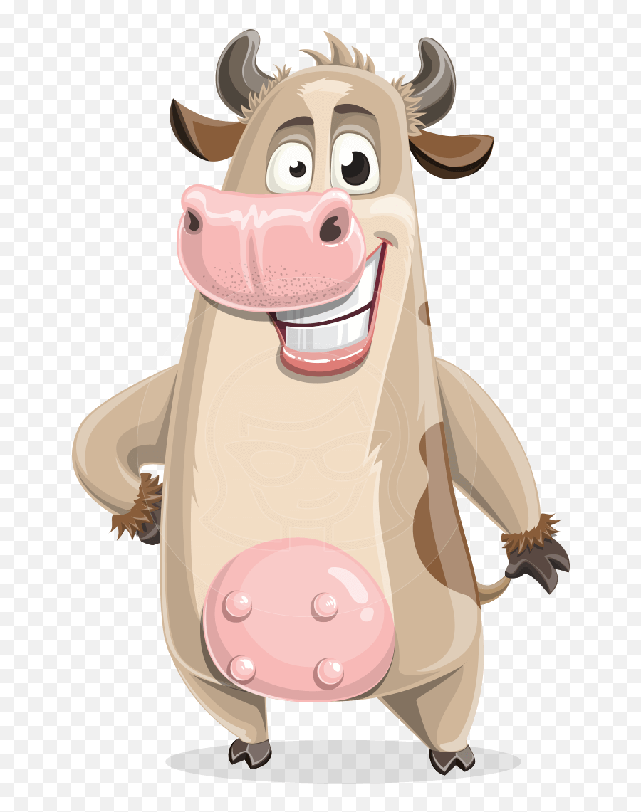 Picture - Cartoon Cow Png Vector Emoji,Cow Face Emoji