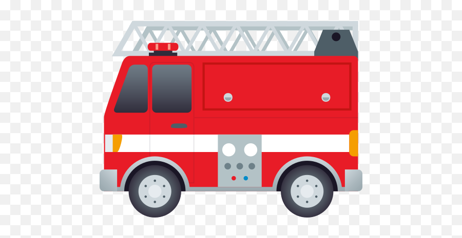 Emoji Fire Truck To Copy Paste - Transparent Fire Truck Gif,Fast Car Emoji