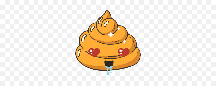Lucky Poop Stickers - Clip Art Emoji,Lucky Emoji