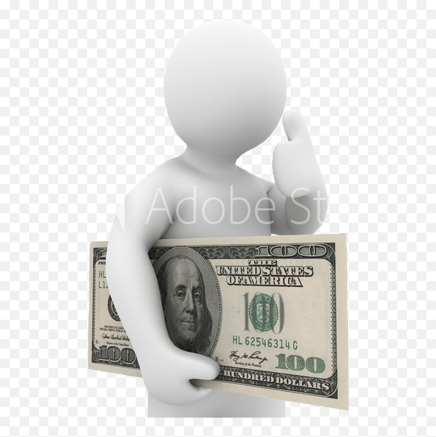 Man With Dollar Showing Thumbs Up - Cash Full Size Png Dollars Stickers Emoji,Dollar Emoji Png