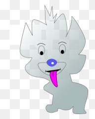 Free Tongue Dog Vectors - Cartoon Emoji,Crown Emoji