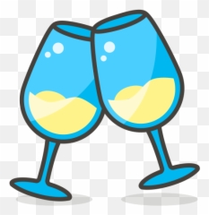 Juice Emoji Icon Of Colored Outline Style - Animated Wine Glass Png,Juice Emoji