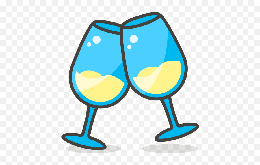Juice Emoji Icon Of Colored Outline Style - Animated Wine Glass Png,Juice Emoji