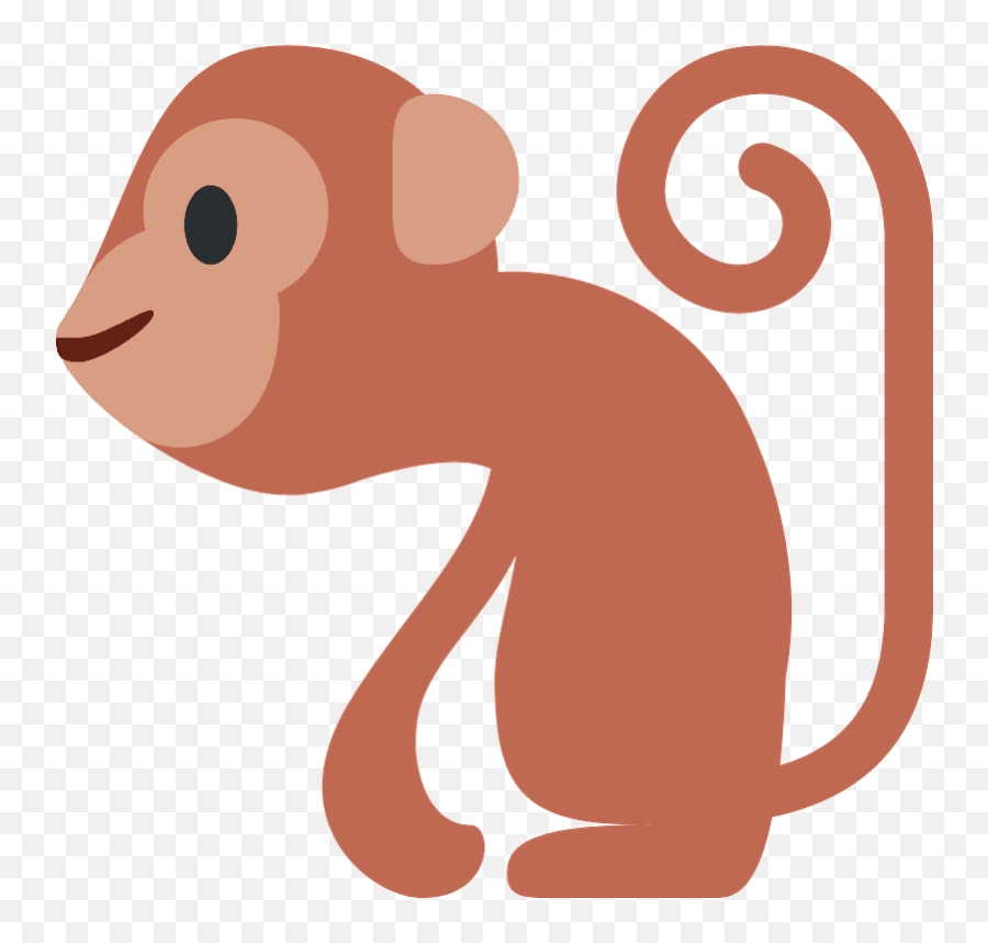 Monkey Emoji Clipart - Monkey Emoji Twitter,Zebra Emoji