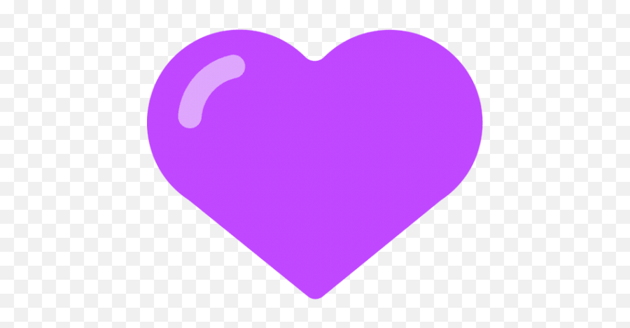 Purple Heart Emoji Transparent - Transparent Purple Heart Icon,Heart Emoji Transparent Background