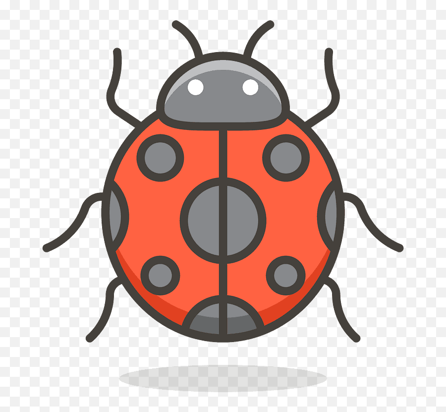 Lady Beetle Emoji Clipart - Insects Ladybug,Ladybug Emoji