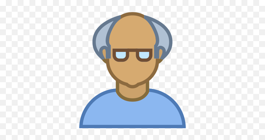 Person Old Male Skin Type 5 Icon - For Adult Emoji,Old Person Emoji