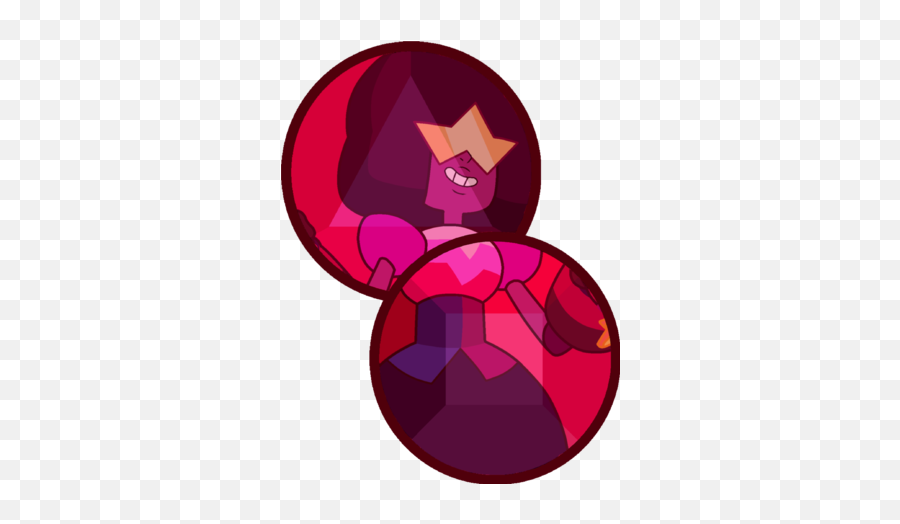 Largest Collection Of Free - Toedit Ruby U0026 Sapphire Stickers Steven Universe Ruby Poofed Emoji,Ruby Emoji
