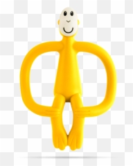 Yellow Monkey Teething Toy Matchstick Monkey - Matchstick Monkey Teething Toy Yellow Emoji,P Emoticon