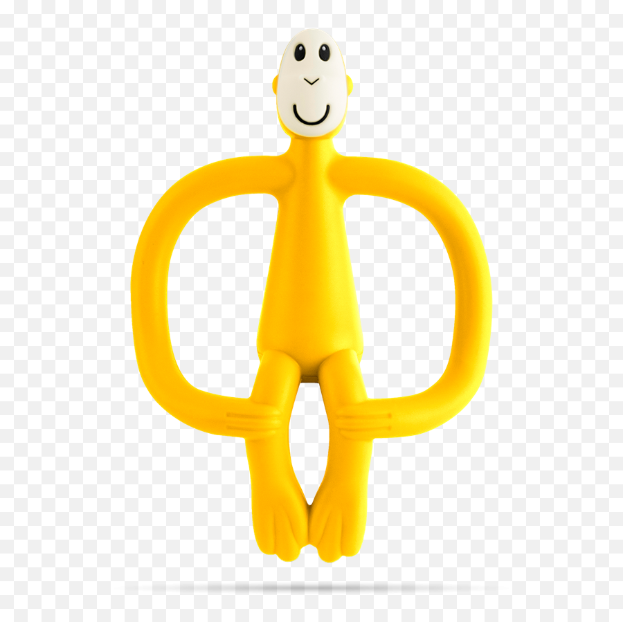 Yellow Monkey Teething Toy Matchstick Monkey - Matchstick Monkey Teething Toy Yellow Emoji,P Emoticon