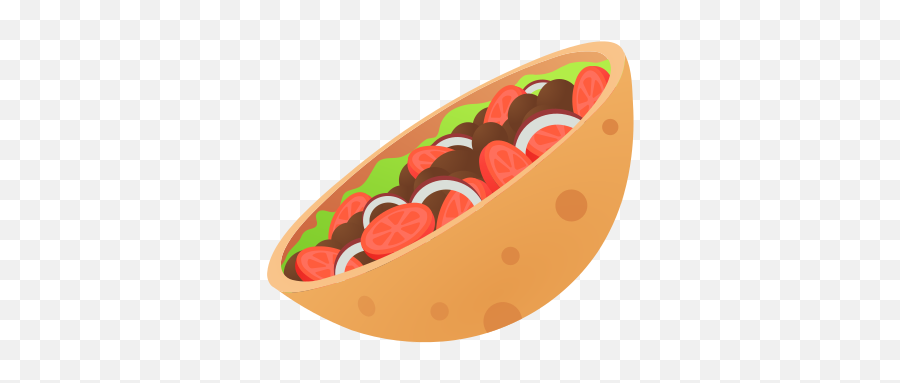 Stuffed Flatbread Icon - Strawberry Emoji,Pinching Hand Emoji