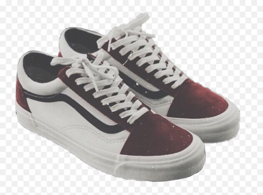 Aesthetic Shoes Vans Red Sticker By Linda Elza - Vans Vault Old Skool Red Dahlia Emoji,Emoji Vans