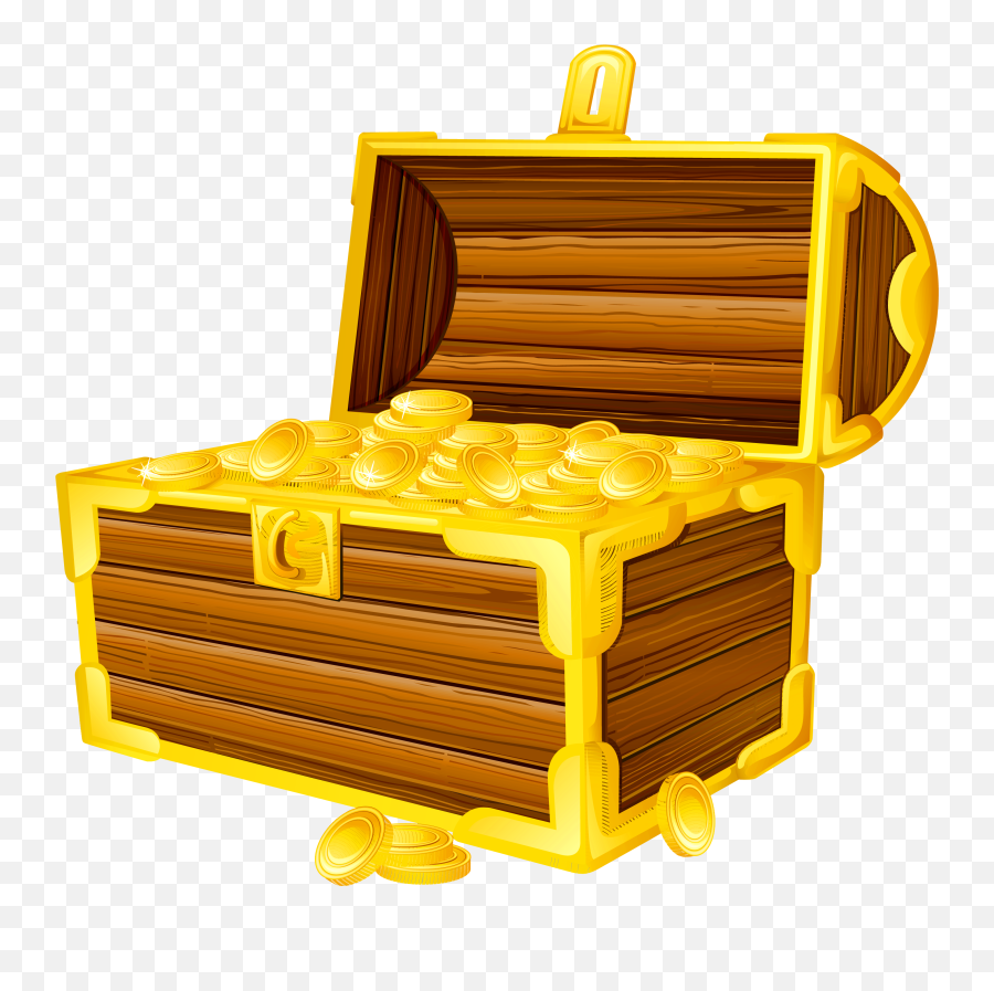 Treasure Chest Picture Cliparts - Transparent Background Treasure Chest Clip Art Emoji,Treasure Chest Emoji