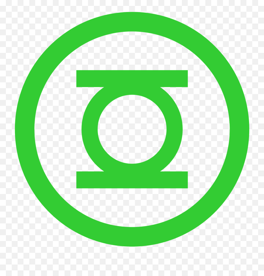 Green Lantern Logo - Green Lantern Logo Black And White Square Emoji,Green Lantern Emoji