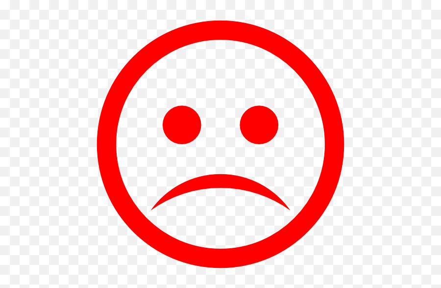 Sad Face Icon At Getdrawings - Anger Clipart Emoji,Unhappy Face Emoji