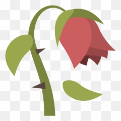 Emojione 1f940 - Withered Flower Icon