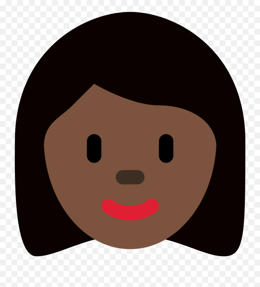 Twemoji12 1f469 - Cartoon Emoji,Brown Nose Emoji