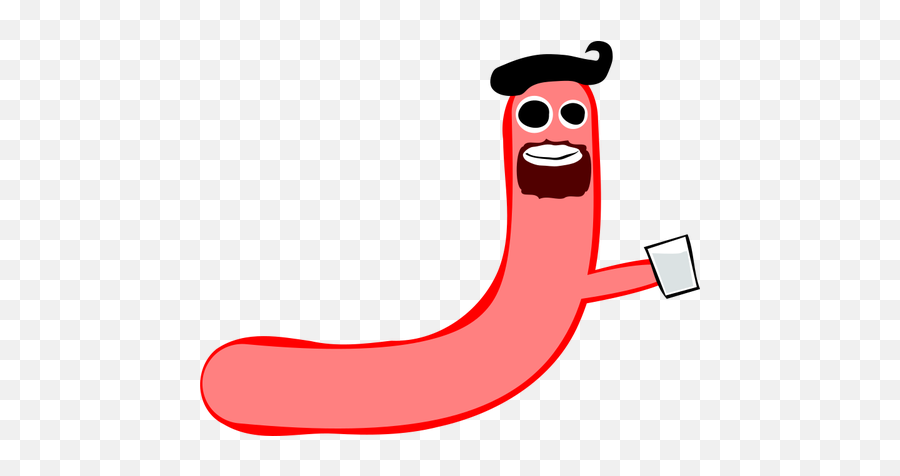 Artist Sausage - Png Sausage Cartoon Emoji,Cooked Turkey Emoji