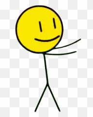 Png Stick Figure Picture - Bfdi Flower Is Cary Emoji