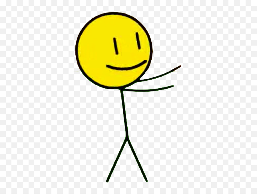 Png Stick Figure Picture - Bfdi Flower Is Cary Emoji,Dancing Stick Figure Emoticon