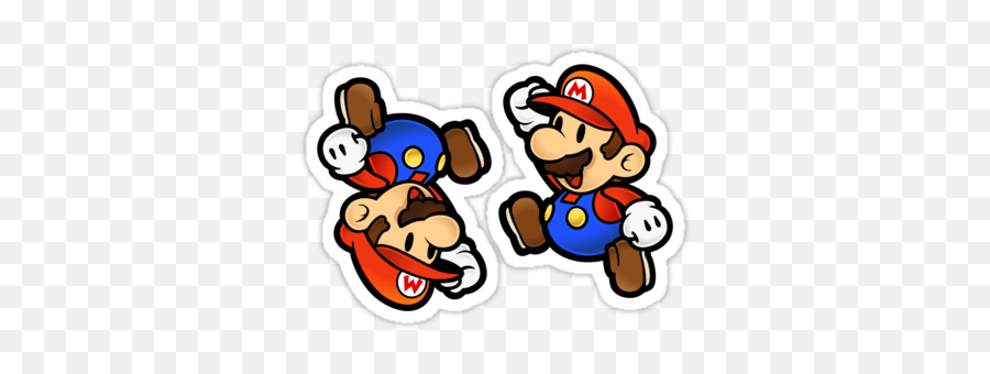 Mario Bros - Transparent Paper Mario Png Emoji,Mario Bros Emoji