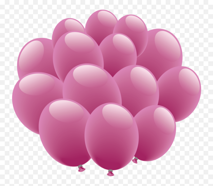 Download Free Png Balloons - Pink Balloons Png Transparent Background Emoji,Multiple Hearts Emoji