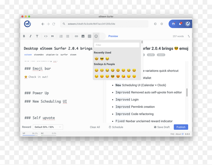 Desktop Esteem Surfer 2 - Screenshot Emoji,Emoji Words