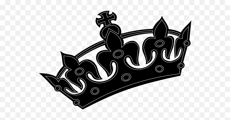 Clipart Crown Tilted - Crooked Crown Clipart Emoji,Tilted Emoji