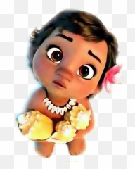Moana Clipart Transparent Background Moana Transparent - Baby Moana Transparent Background Emoji,Moana Emoji