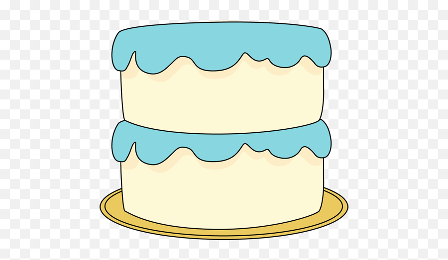 Cake Icing Clipart - Blue And White Cake Clipart Emoji,Frosting Emoji