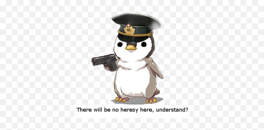 The Newest Heresy Stickers - Penguin Gangsta Emoji,Heresy Emoji
