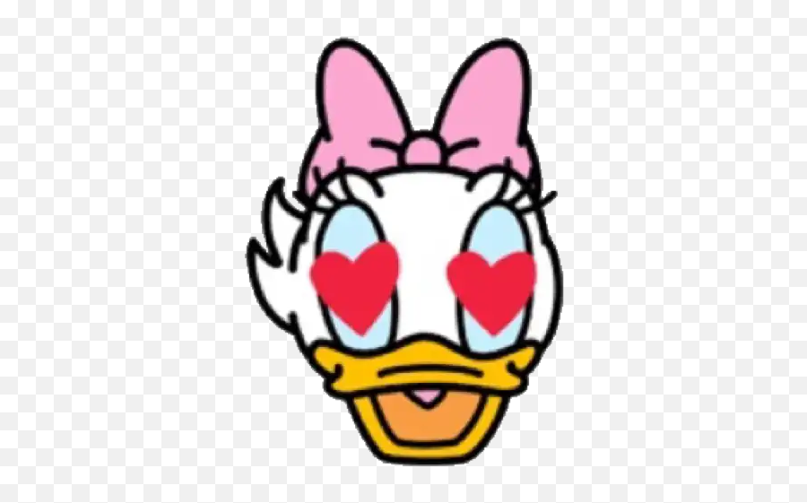 Emojis Donald U0026 Daisy 2 Stickers Voor Whatsapp - Happy Emoji,Daisy Emoji