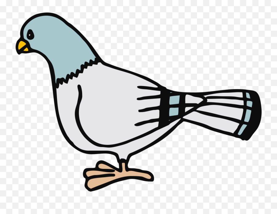 Blue Headed Pigeon Png Svg Clip Art - Pigeon Clip Art Emoji,Pigeon Emoji