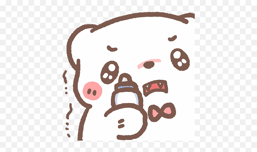 Pin Oleh Blowfish Bear Di Animasi - Dot Emoji,Blowfish Emoji