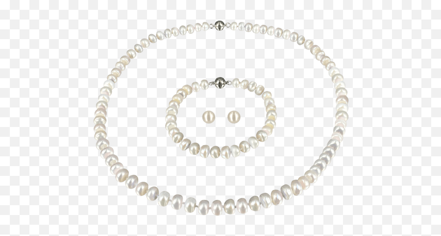 Pacific Pearls Palliser Lagoon Collection 3 - Piece Classic Solid Emoji,Emoji Bracelets