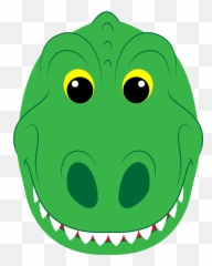 Dinosaur Face Clipart - Happy Emoji,Dinosaur Emoticon