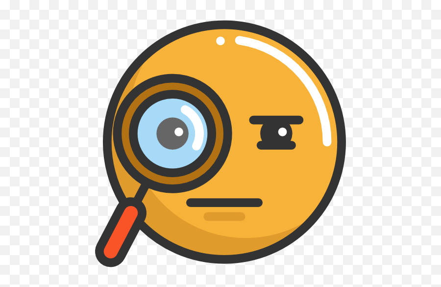 Feelings Smileys Emoticons Emoji Suspicious Icon - Suspicious Png,Suspicious Emoticons