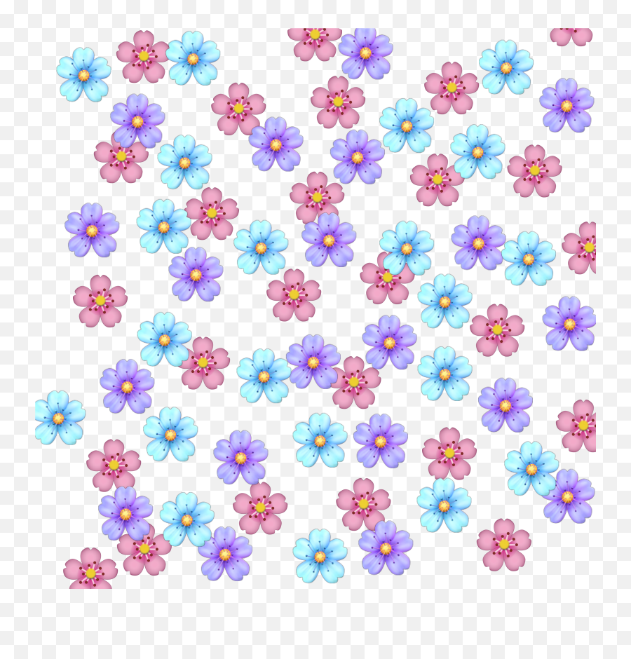 Emoji Flower Background Sticker By Emiliclark012106 - Flower Background For Picsart,Flower Emoji Background