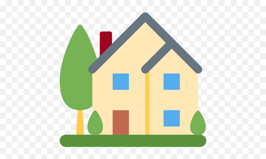 House With Garden Emoji Meaning With - Emoji House Png,Garden Emoji