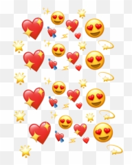 Emotions Emojis Loveyou Amor - Heart Emoji Crown Png,I Love You In Emojis