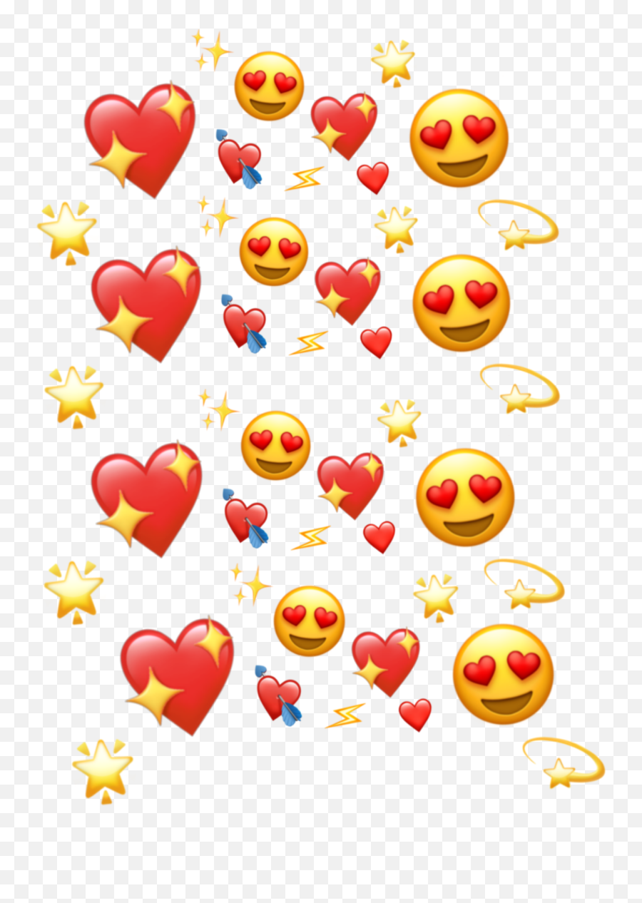 Emotions Emojis Loveyou Amor - Heart Emoji Crown Png,I Love You In Emojis