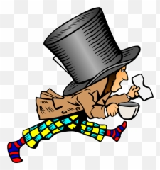 Mad Hatter Alice In Wonderland Story - Tenniel Madhatter Emoji
