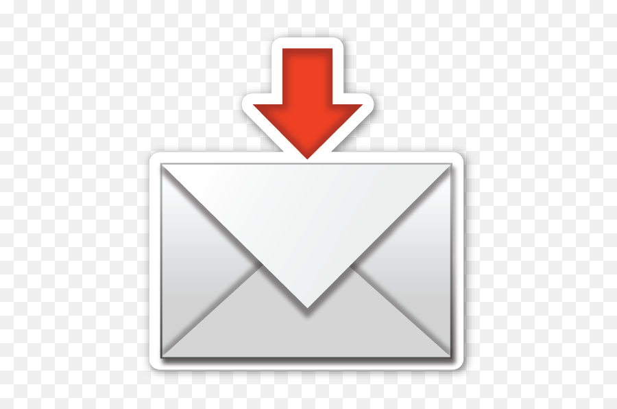 Envelope With Downwards Arrow Above - Envelope Emoji Transparent Background,Envelope Emoji