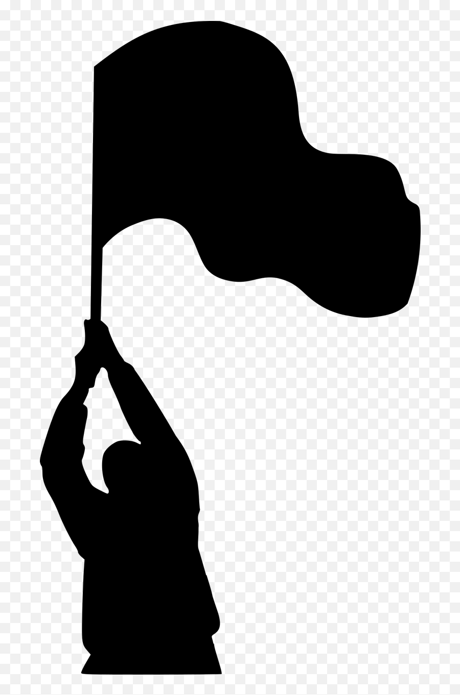 Antifascist Communism Flag Free Vector - Person Waving Flag Silhouette Emoji,Bulgaria Flag Emoji