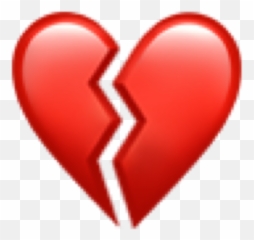 Heart Heartbroken Emoji Freetoedit - Broken Heart Ios Emoji,Heartbroken Emoji