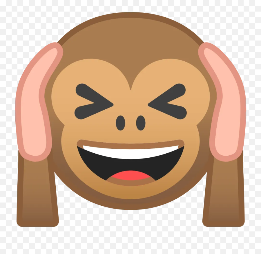 Transparent Emoji Monkey - Hear No Evil Emoji,Slurp Emoji